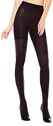 image of model for spanx hosiery - shaping tights