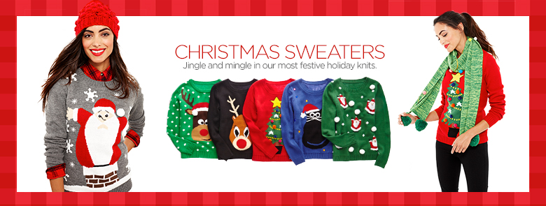 jcpenney womens christmas sweaters