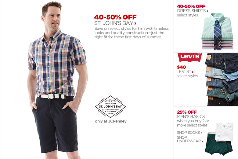 Men's Clothing Shop Top Brands for Men's Clothes JCPenney